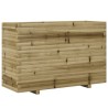 Jardinière 110x40x72,5 cm bois de pin imprégné 