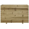Jardinière 110x40x72,5 cm bois de pin imprégné 