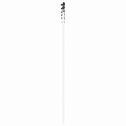 Porte Coulissante avec Set de Quincaillerie Blanche 61x198.5 cm Bois de Pin Massif 