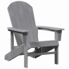 Chaises Adirondack 2 pcs Gris clair 74x82x90 cm HDPE 