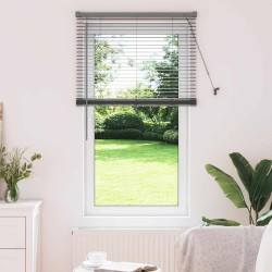 Store de Fenêtre Gris foncé 80 x 130 cm Aluminium 