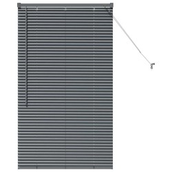 Store de Fenêtre Gris foncé 80 x 130 cm Aluminium 
