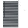 Store de Fenêtre Gris foncé 80 x 130 cm Aluminium 
