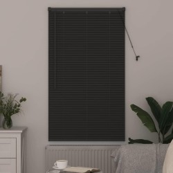 Store de Fenêtre Gris foncé 80 x 130 cm Aluminium 