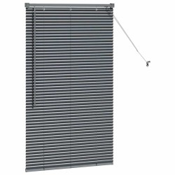 Store de Fenêtre Gris foncé 80 x 130 cm Aluminium 