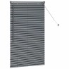 Store de Fenêtre Gris foncé 80 x 130 cm Aluminium 