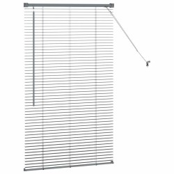 Store de Fenêtre Gris foncé 80 x 130 cm Aluminium 