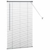 Store de Fenêtre Gris foncé 80 x 130 cm Aluminium 