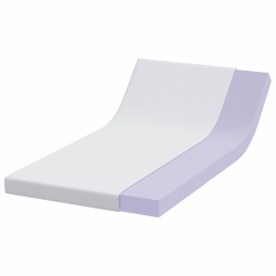 Coussins de Matelas Blanc 100 x 200 cm 