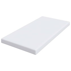 Coussins de Matelas Blanc 100 x 200 cm 