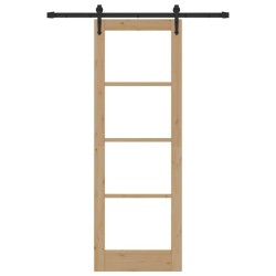 Porte coulissante avec ensemble matériel 'ORKDAL'73.5x211 cm 