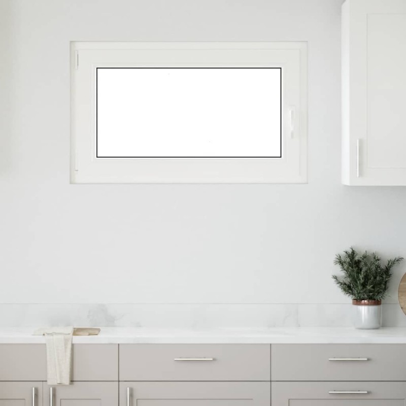 Fenêtre de sous-sol« RISOR » 100 x 70 cm oscillo-battante DIN gauche blanche 