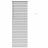 Store de Fenêtre avec des rideaux Argenté 80 x 130 cm Aluminium 