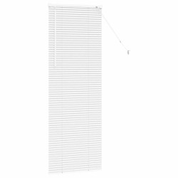 Store de Fenêtre avec des rideaux Autre Blanc 80 x 130 cm Aluminium 