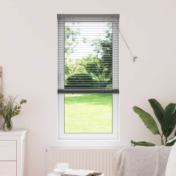 Store de Fenêtre Gris foncé 80 x 130 cm Aluminium 