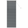 Store de Fenêtre Gris foncé 80 x 130 cm Aluminium 
