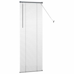 Store de Fenêtre Gris foncé 80 x 130 cm Aluminium 
