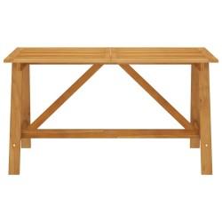 Table à manger de jardin 140x70x73,5 cm Bois d'acacia massif 