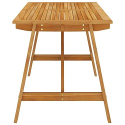 Table à manger de jardin 140x70x73,5 cm Bois d'acacia massif 