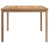 Table à dîner de jardin 110x110x77 cm Bois de teck solide 
