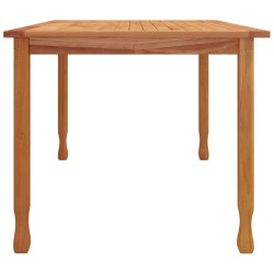 Table à dîner de jardin 150x90x75 cm bois massif de teck 