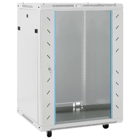 Coffret de réseau 15U 19" IP20 gris 60x45x86 cm 