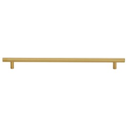 Poignées d'armoire 5 pcs doré 480 mm acier inoxydable 