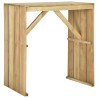 Table de bar 100x60x110 cm Bois de pin imprégné 