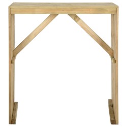 Table de bar 100x60x110 cm Bois de pin imprégné 