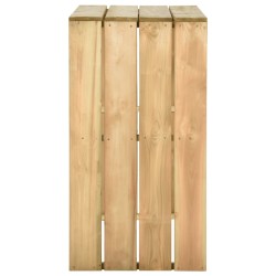 Table de bar 100x60x110 cm Bois de pin imprégné 