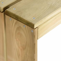 Table de bar 100x60x110 cm Bois de pin imprégné 