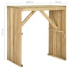Table de bar 100x60x110 cm Bois de pin imprégné 