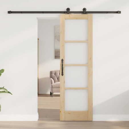 Porte coulissante avec ensemble de quincaillerie 'ORKDAL'61x198.5 cm 