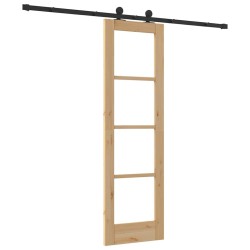 Porte coulissante avec ensemble de quincaillerie 'ORKDAL'61x198.5 cm 