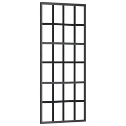 Porte coulissante avec kit de quincaillerie 76x205 cm Verre ESG 