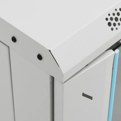 Coffret de réseau avec pieds pivotants 15U 19" IP20 60x45x86 cm 