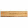 Marches d'escalier 4 pcs marron clair 120x25x2 cm chêne massif 