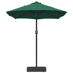 Parasol de jardin Vert 385 x 209 x 244 cm tissu 