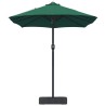 Parasol de jardin Vert 385 x 209 x 244 cm tissu 