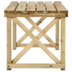 Table de jardin 160x79x75 cm Bois 