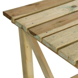 Table de jardin 160x79x75 cm Bois 