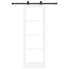 Porte Coulissante avec Kit de Quincaillerie 'ORKDAL'Blanche 73.5x211 cm 