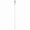 Porte coulissante Marron 80 x 208 cm Bois massif en pin 