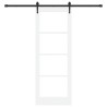 Porte coulissante avec quincaillerie 'ORKDAL'blanche 78x211 cm 