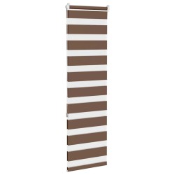 Store zèbre marron 45x150 cm largeur du tissu 40,9 cm polyester 
