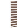 Store zèbre marron 45x150 cm largeur du tissu 40,9 cm polyester 
