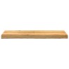 Marches d'escalier 4 pcs marron clair 80x25x2 cm chêne massif 