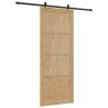 Porte coulissante avec kit de quincaillerie 'ORKDAL'en bois massif de pin 