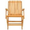 Chaises de jardin pliantes lot de 2 61x67x90cm bois massif teck 