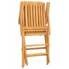 Chaises de jardin pliantes lot de 2 61x67x90cm bois massif teck 